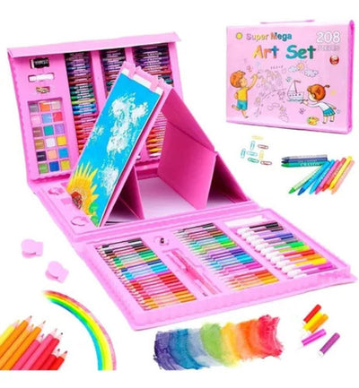 Kit De Arte Infantil De 208 Piezas