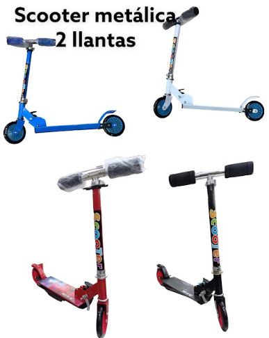 Monopatin scooter metalico estampado su