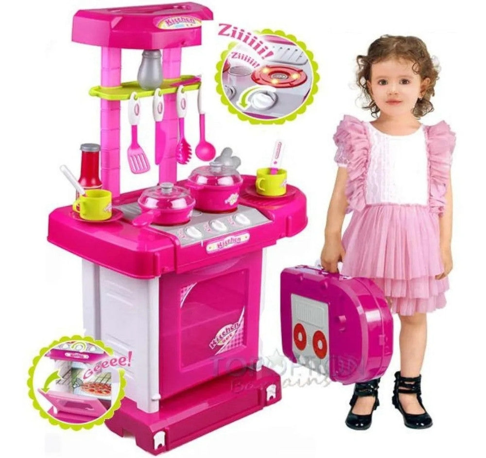 Cocina Infantil Maletin Juguete