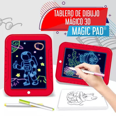 TABLETA DE DIBUJO CON LUZ LED MAGIC PAD